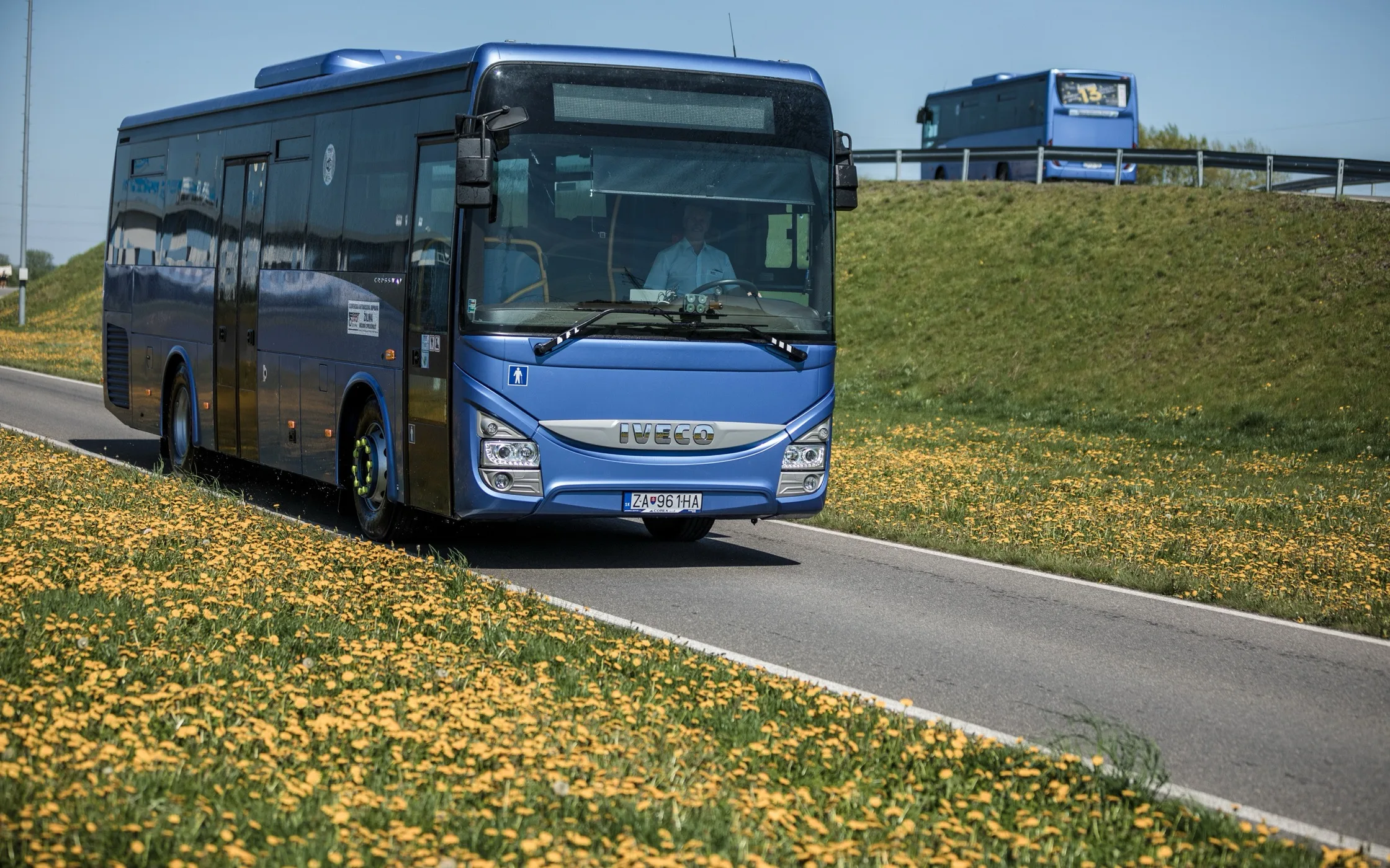 Autobus SAD Žilina na ceste